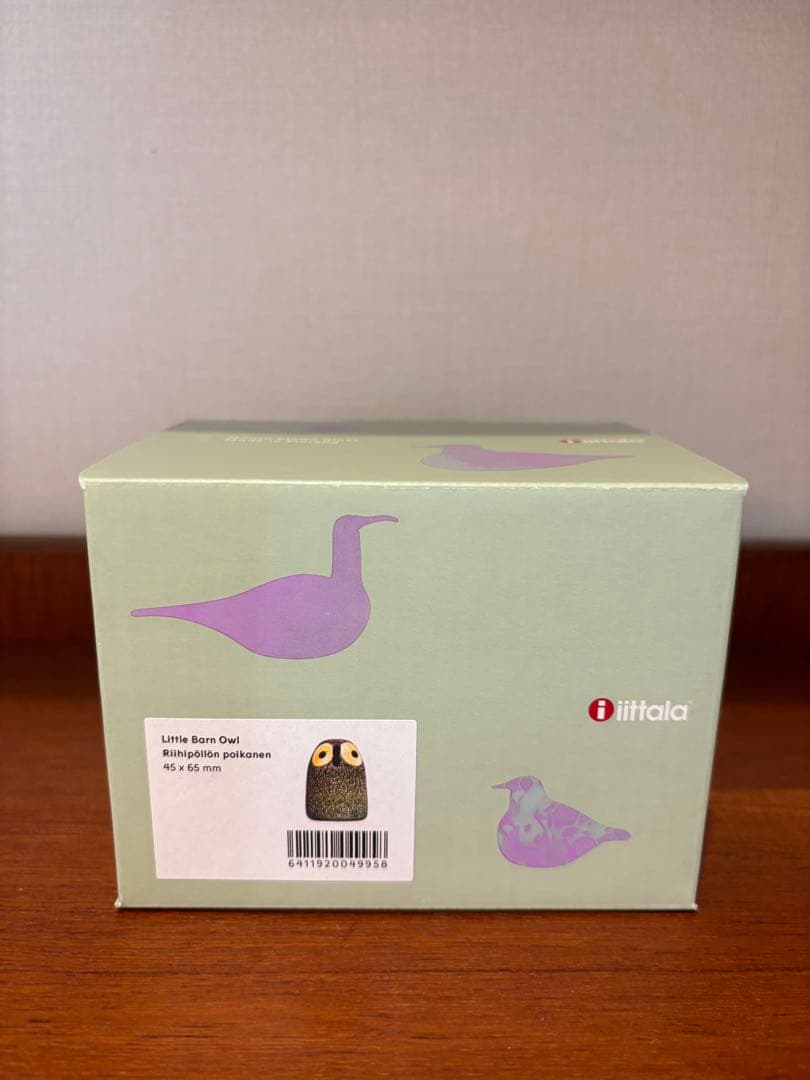 イッタラ バード フクロウ　オイバトイッカ　リトルバーンオウル　（小) 専用箱付