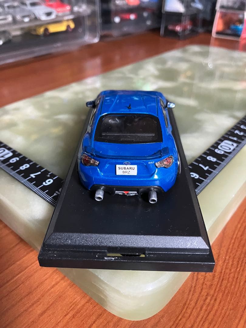 SUBARU BRZ 青 1/43 ローダウンカスタム　美品　ノレブ