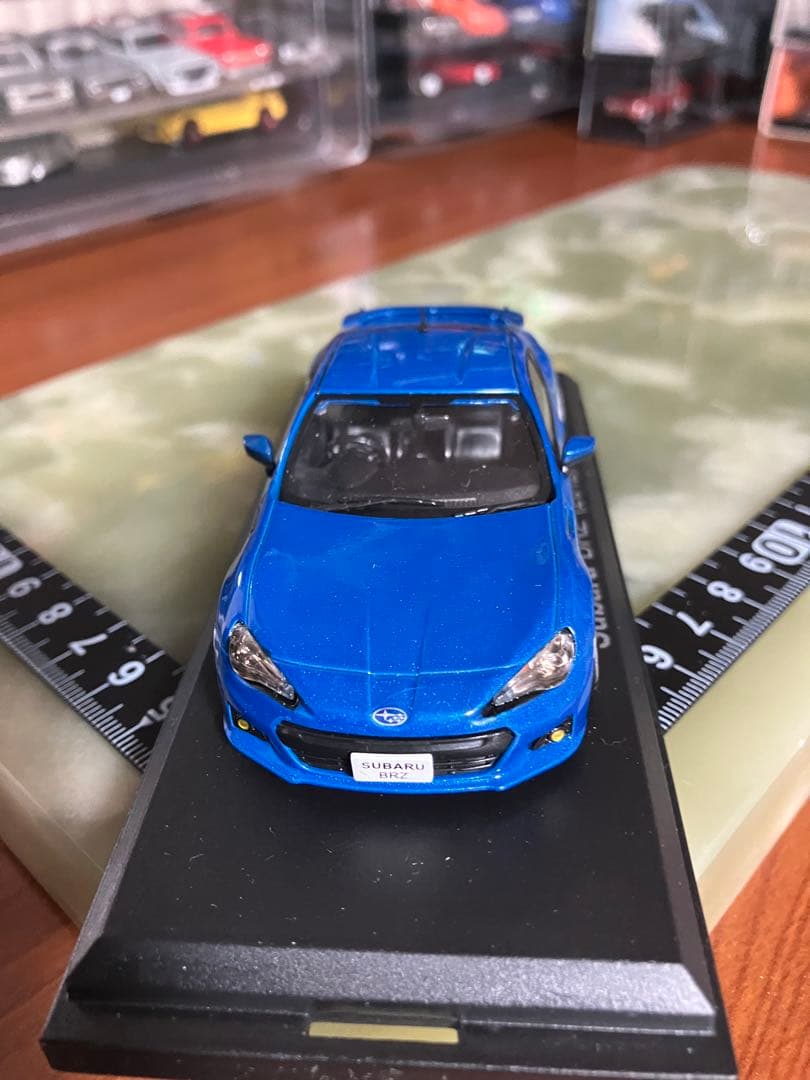 SUBARU BRZ 青 1/43 ローダウンカスタム　美品　ノレブ