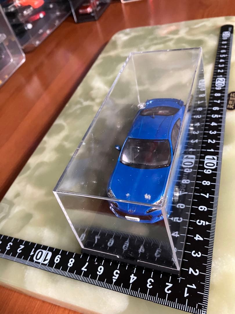 SUBARU BRZ 青 1/43 ローダウンカスタム　美品　ノレブ