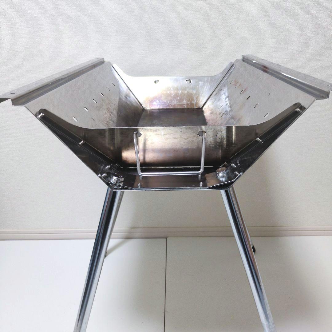 【良品】UNIFLAMEユニフレームUFタフグリル600 鉄板サイドラックセット