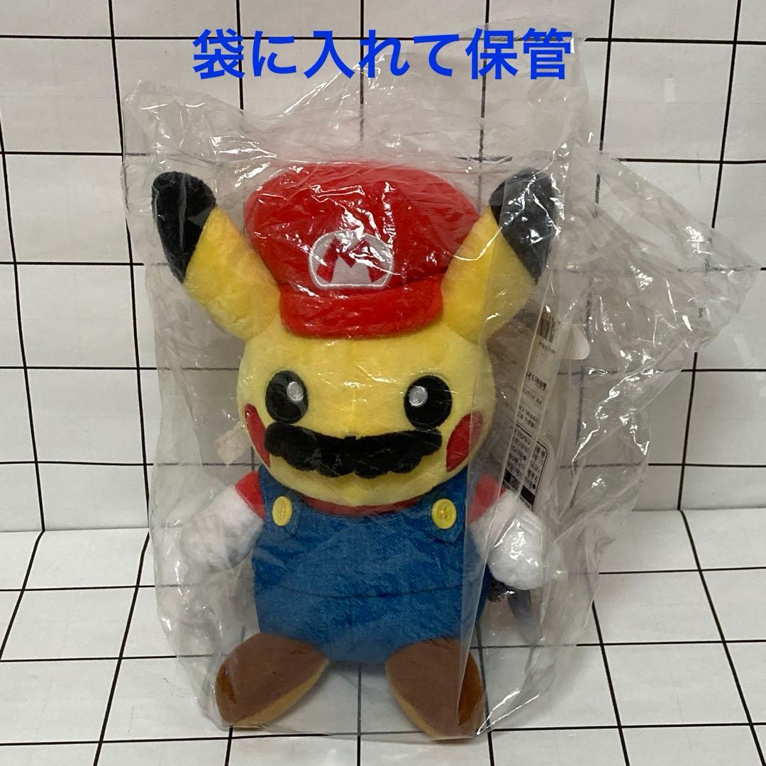 ポケモン　マリオピカチュウ ぬいぐるみ 新品未使用　タグ付き