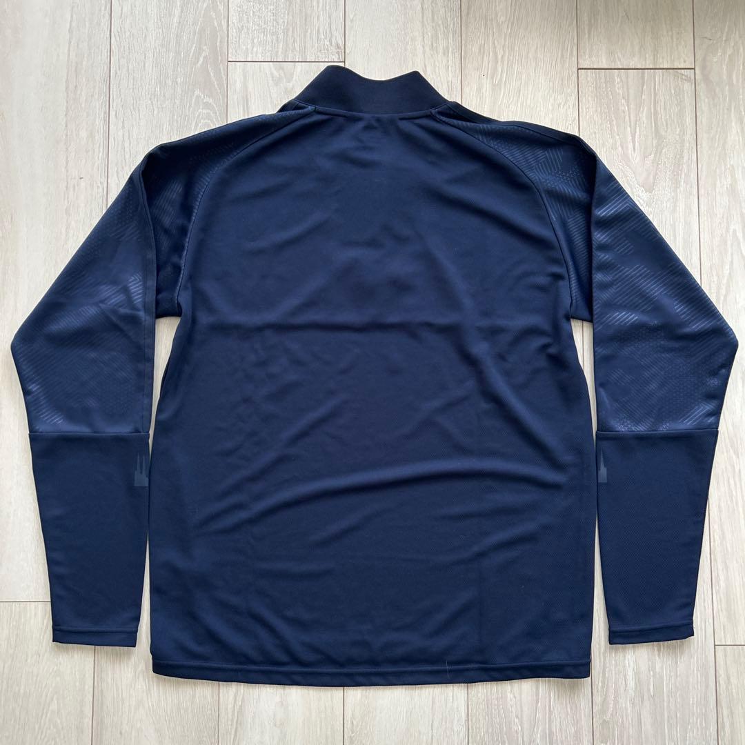 new balanceニューバランス ハーフジップトップ Lサイズ ネイビー
