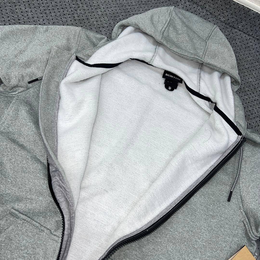 【新品未使用】BURTON 撥水ジップパーカー ブグレー Ｌサイズ スノーボード