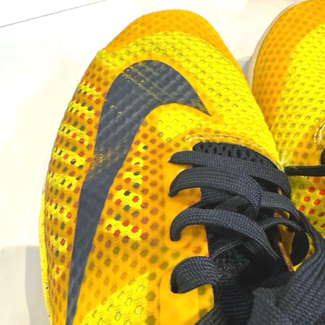 ハイパーライブEP Nike バッシュ　イエロー/ブラック　25、5cm