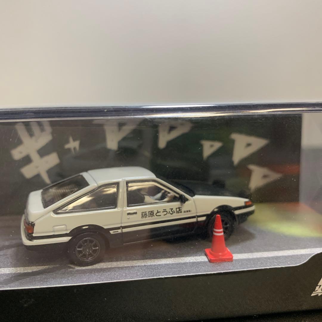 イニシャルD トレノスプリンターAE86 1/64 フィギュア付き