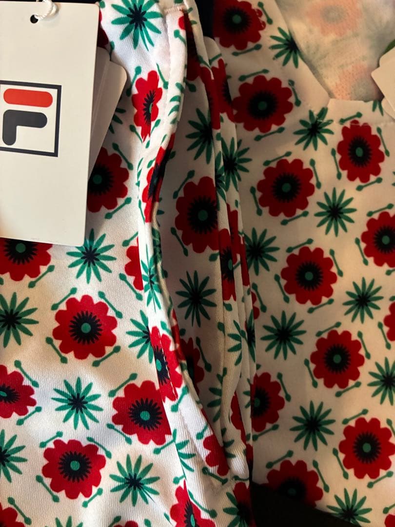 【新品未使用】FILA 花柄セットアップ上下M