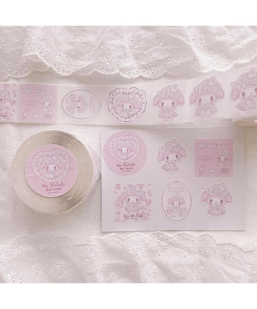 マイメロディ　ARomantic　ロールシール　テープ　アロマンティック