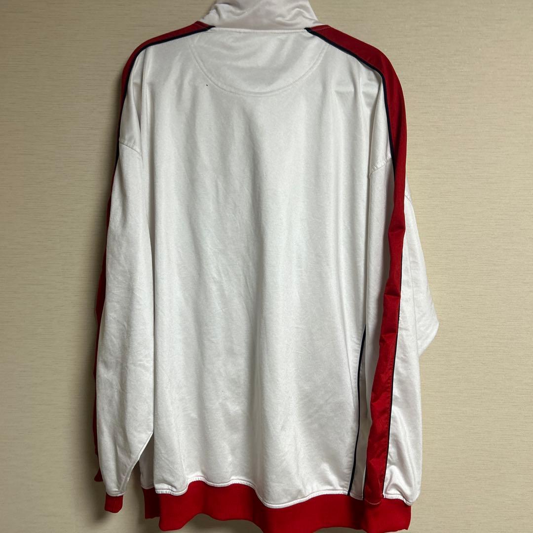 SOUTHPole フルジップジャケット 3XL ホワイト/レッド