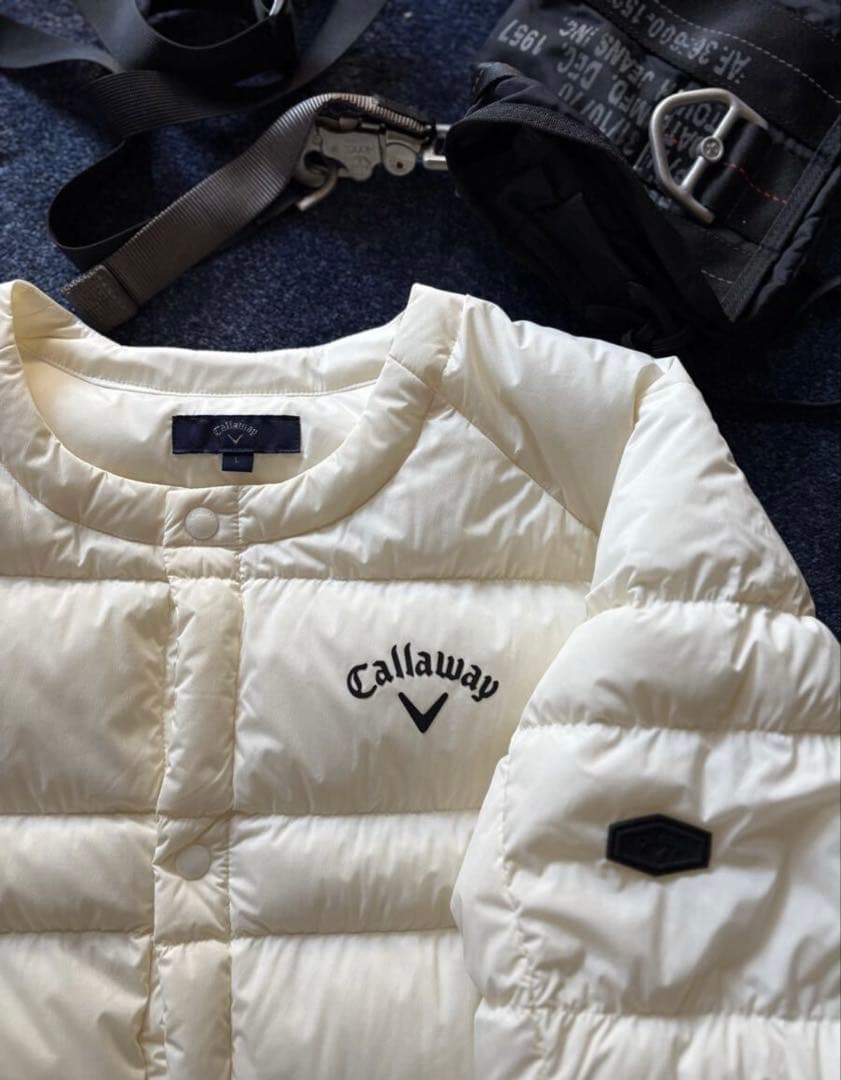 【新春SALE】Callaway ホワイト ダウンジャケット