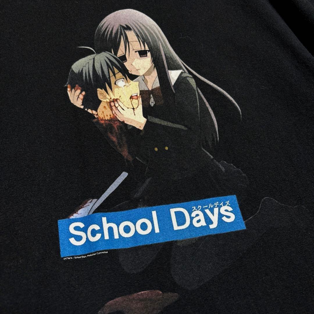10s School Days Tシャツ アニメ 古着 ヴィンテージ