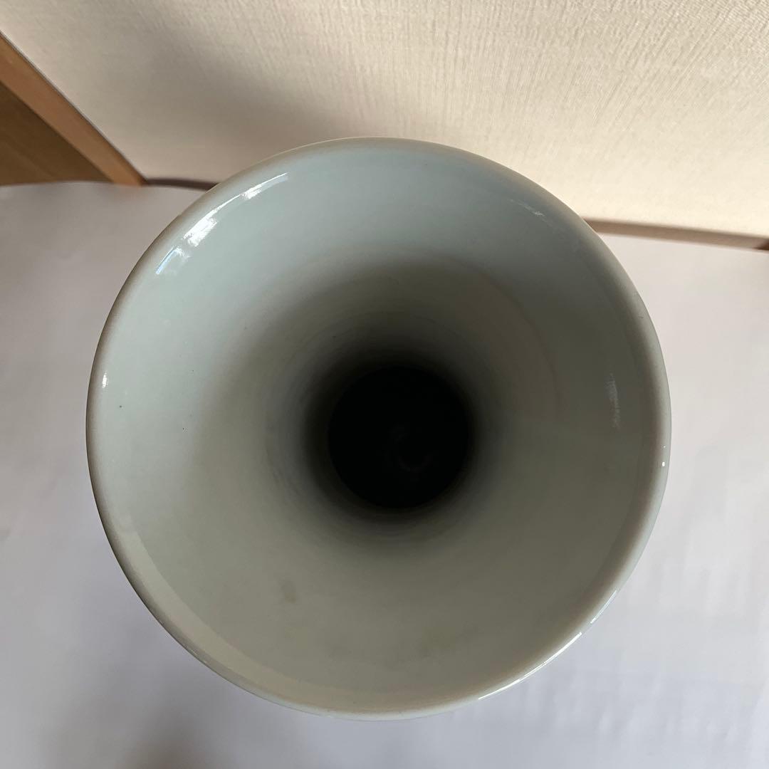 中国　萬暦赤絵菊花鳳凰文大花瓶