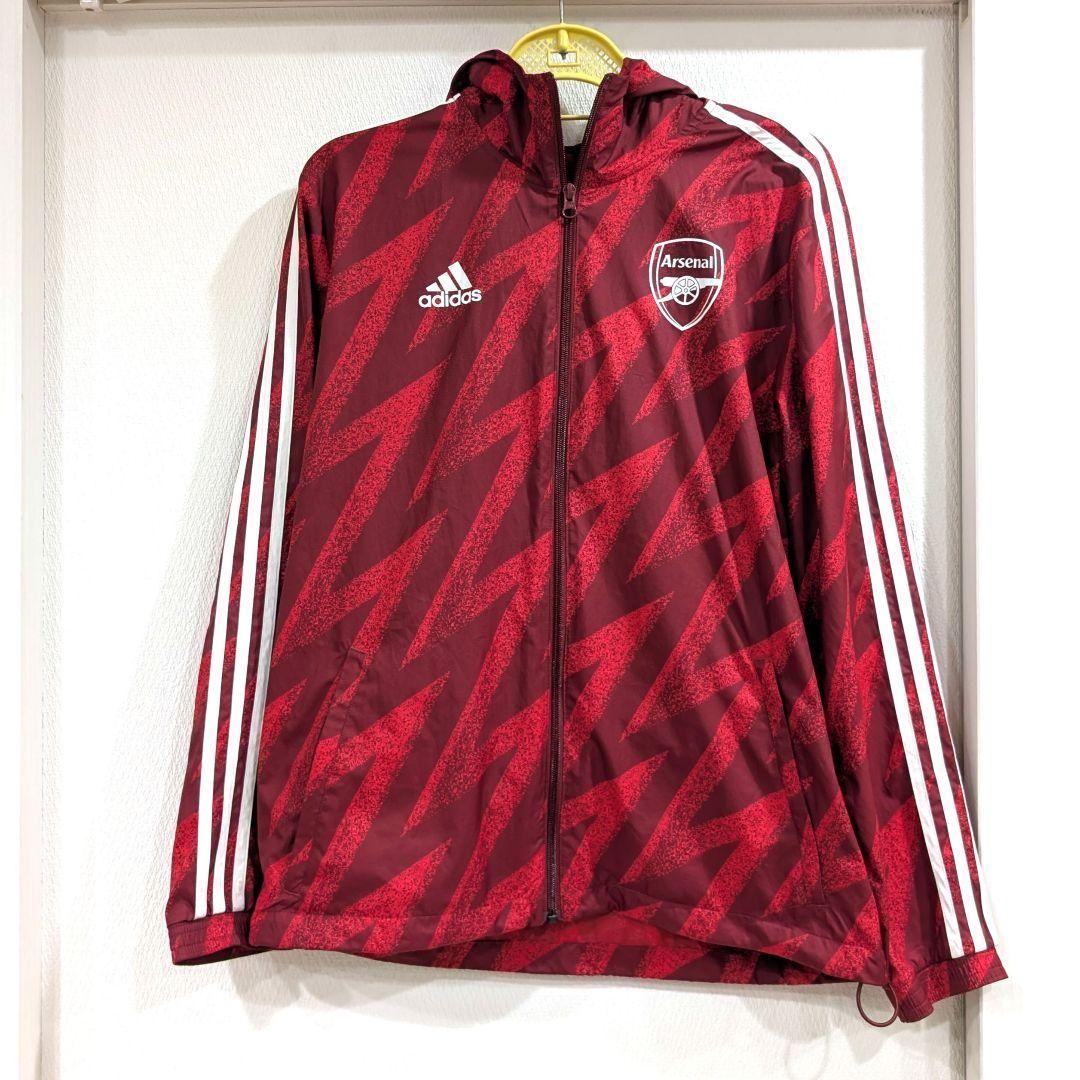 【美品】アディダス　アーセナル　Arsenal ナイロン　ジャケット 　ピステ