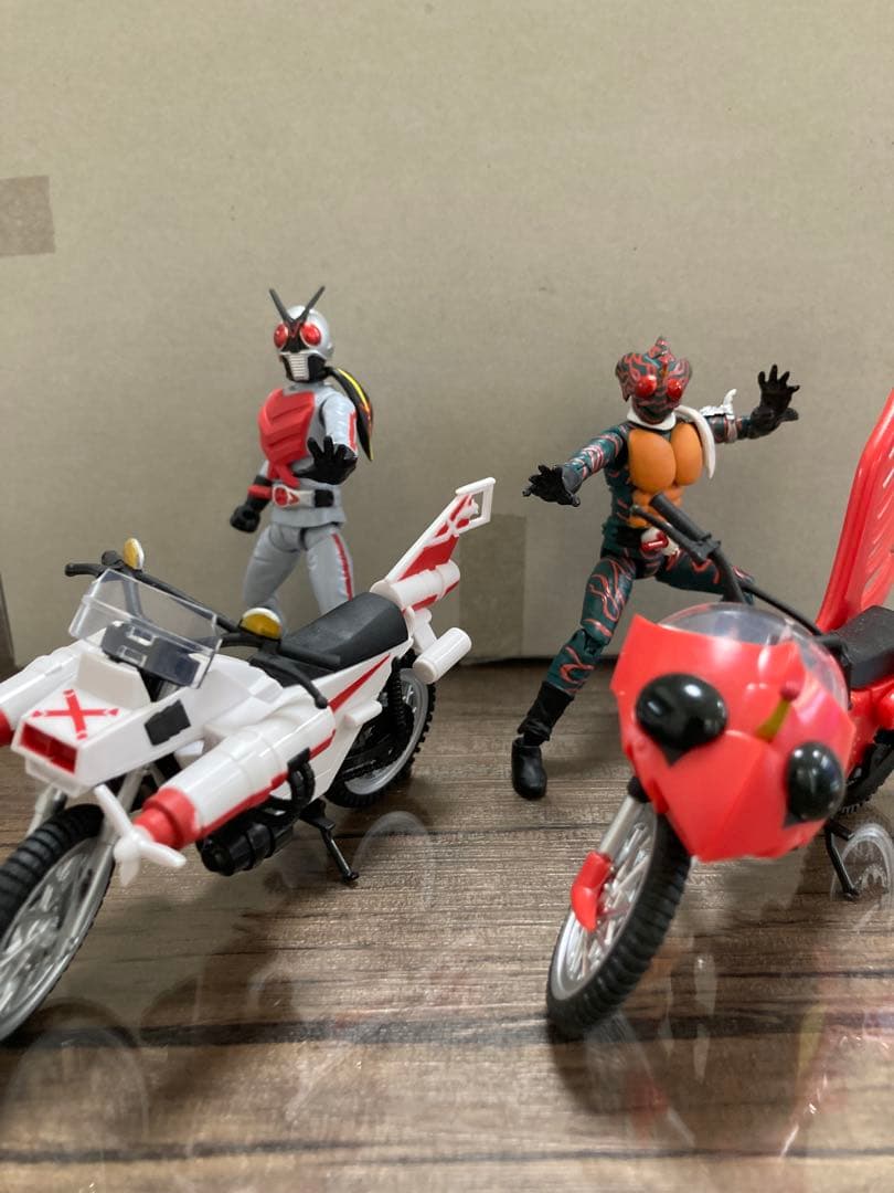 SHODO仮面ライダー　昭和ライダー、バイクセット