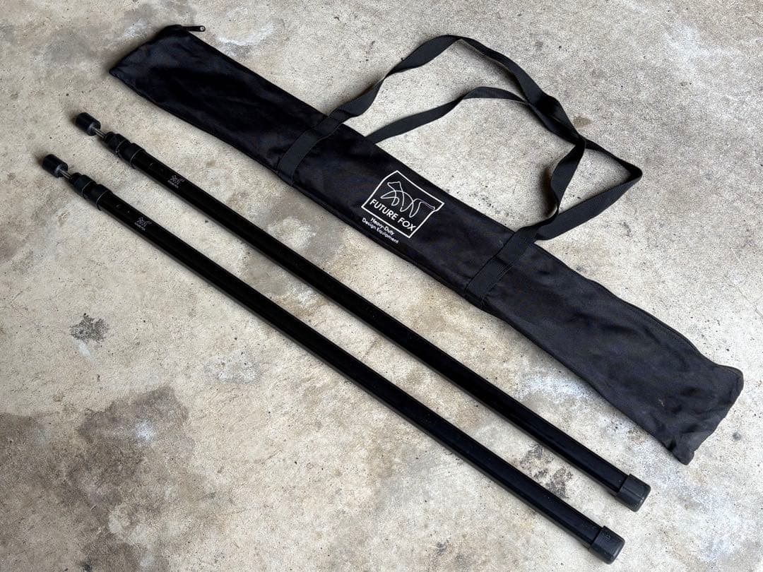 美品　FUTUREFOX 伸縮ポールミニ　2本セット　〜220cm