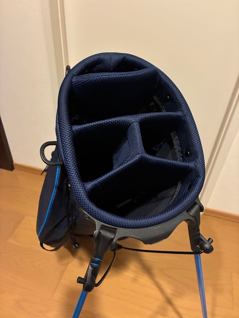 【美品】Nike ゴルフスタンドバッグ ネイビー/ブルー