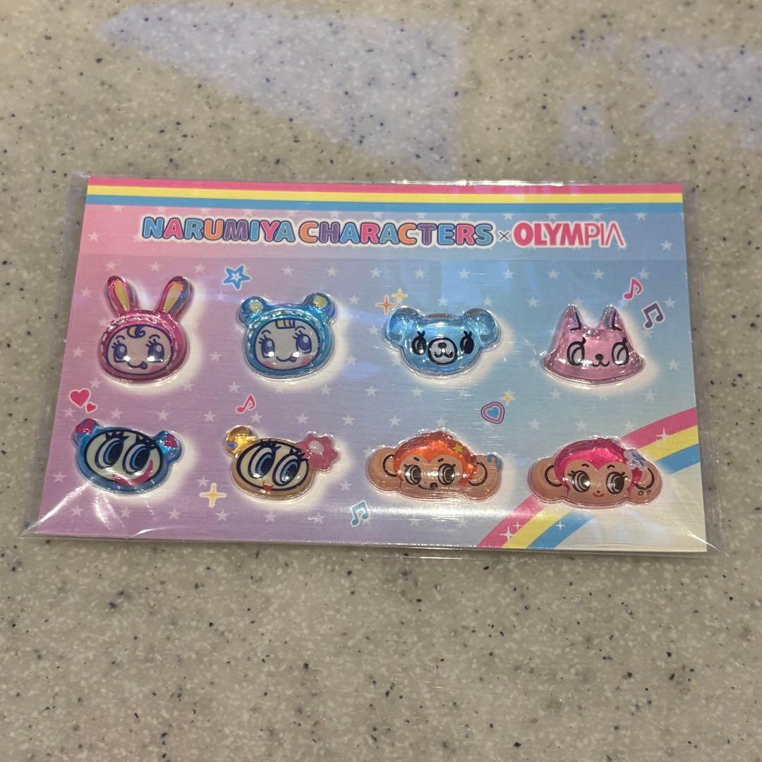 【新品】ナルミヤデニムシールバインダー・ぷっくりシール・チャームセット