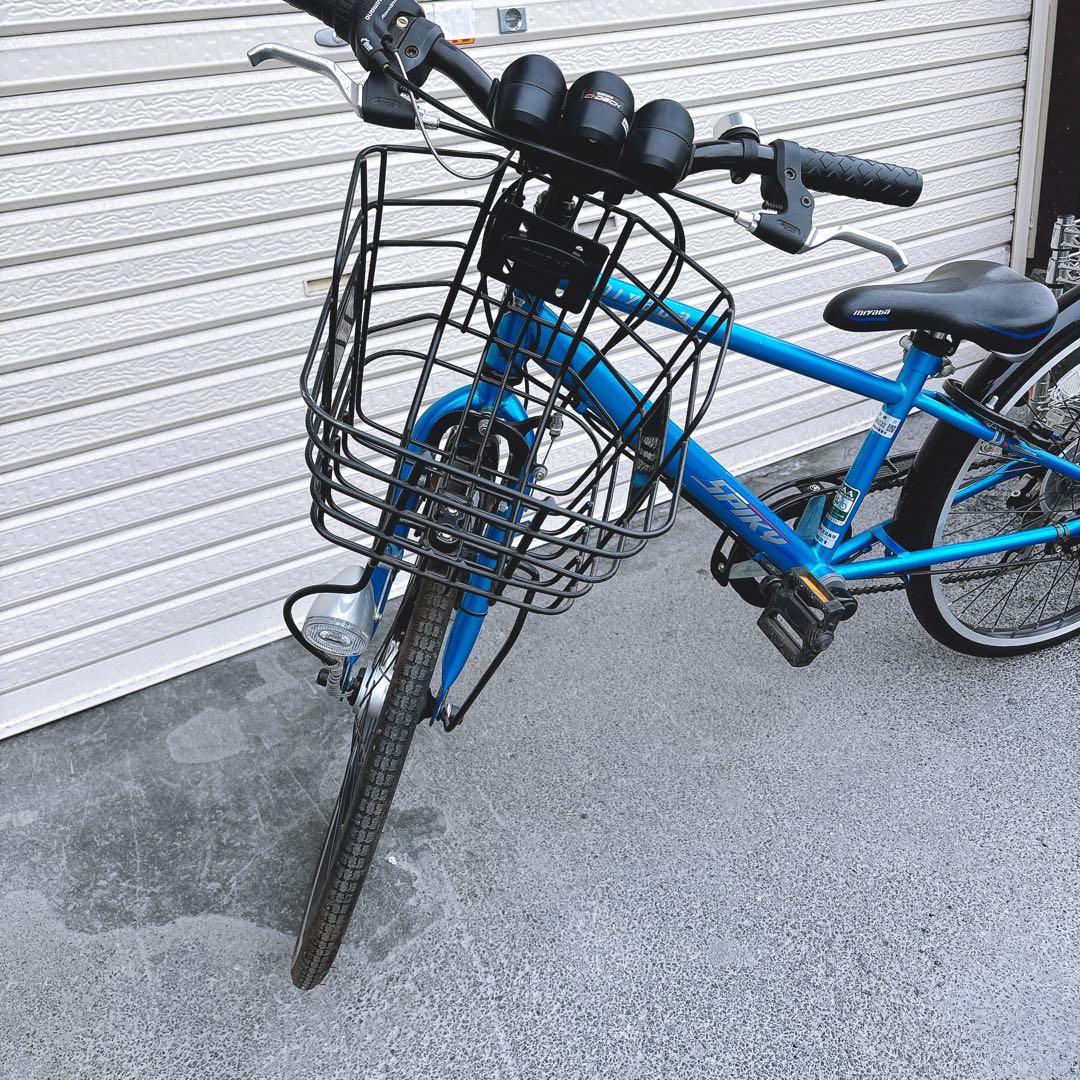 【引取限定】ミヤタ スパイキー 22型外装6段 オートライト子供用自転車