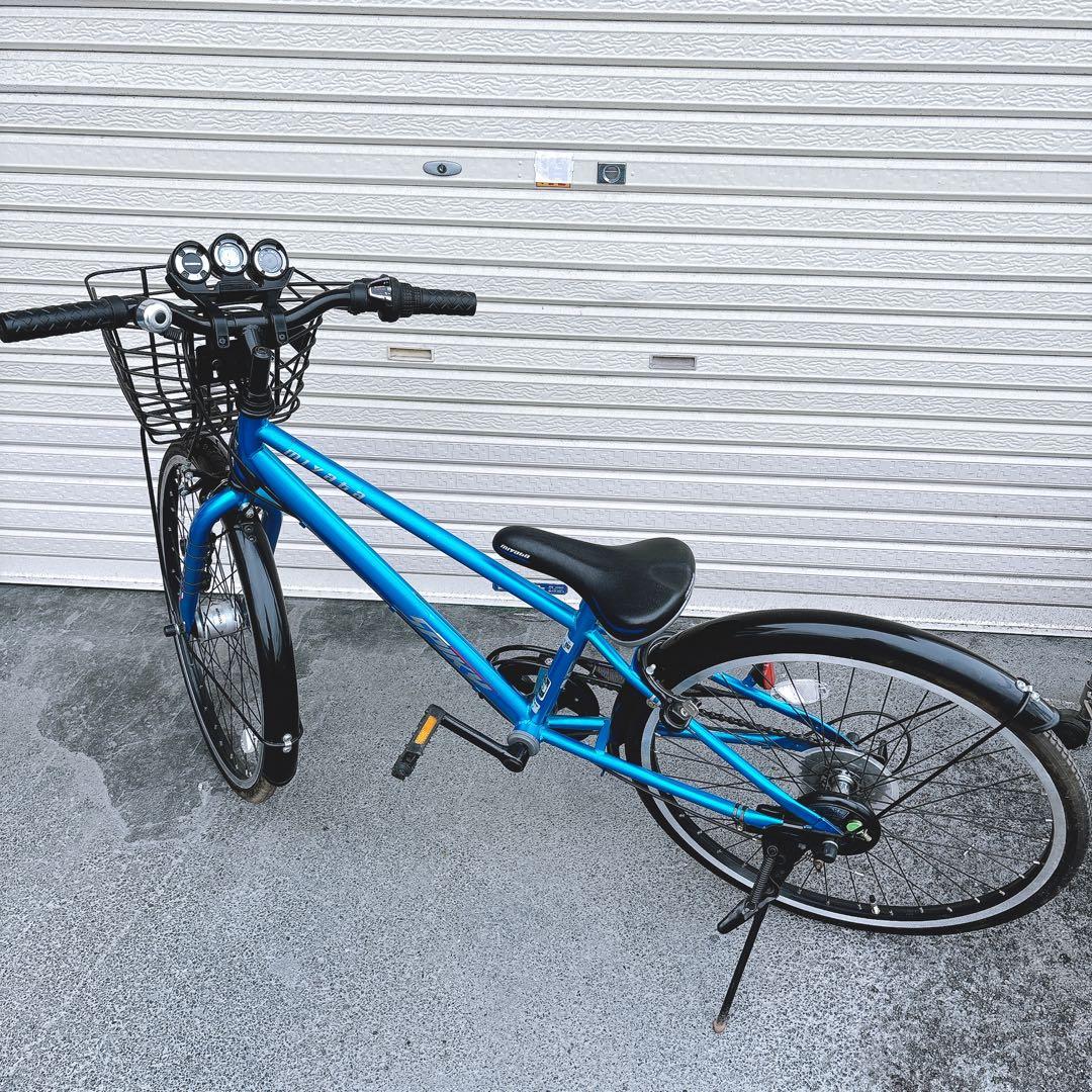 【引取限定】ミヤタ スパイキー 22型外装6段 オートライト子供用自転車