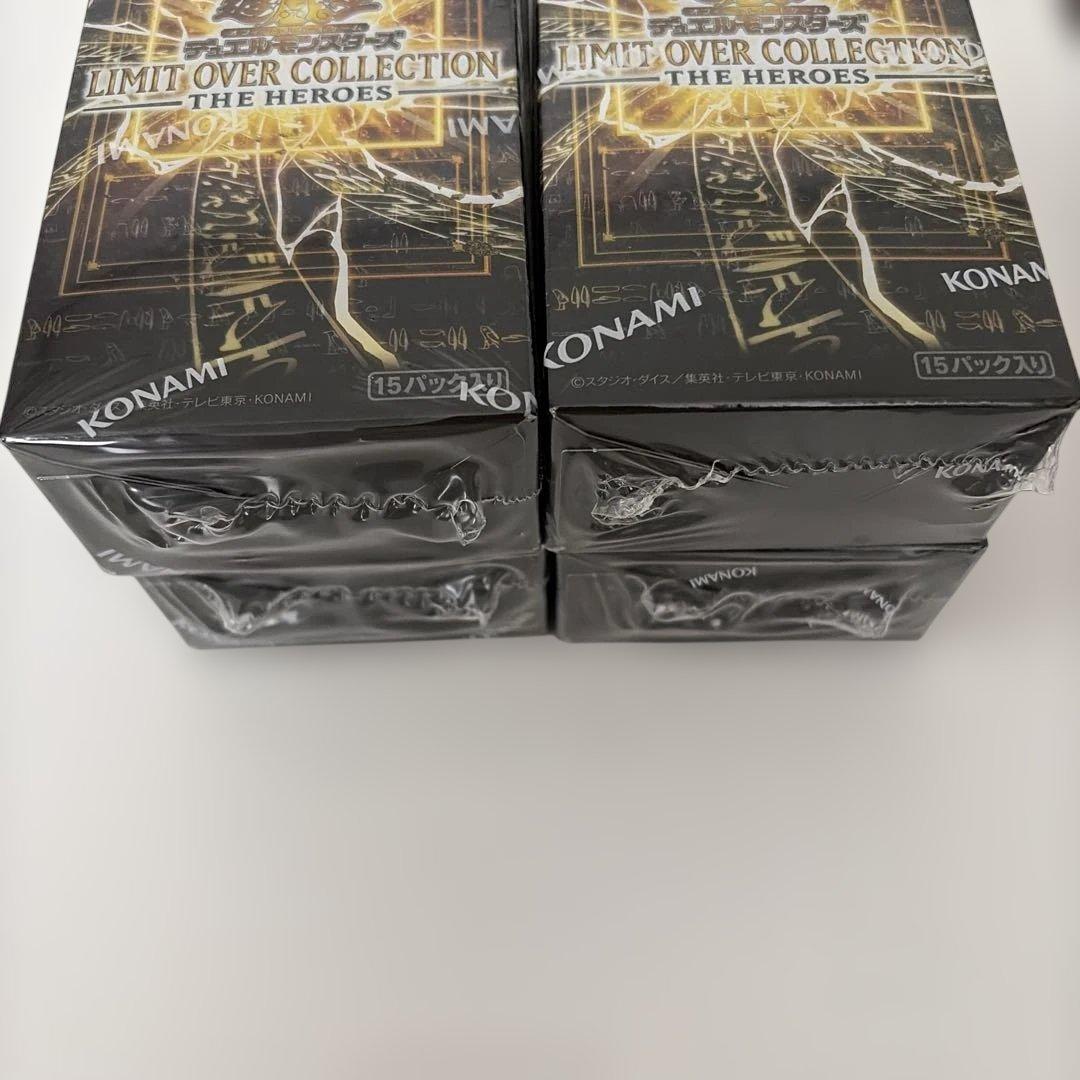 遊戯王カード リミットオーバーコレクション シュリンク付き4BOX 新品未開封