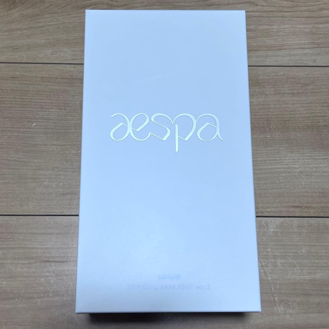 aespa 公式 ペンライト ver.1 ver.2 トレカ付き