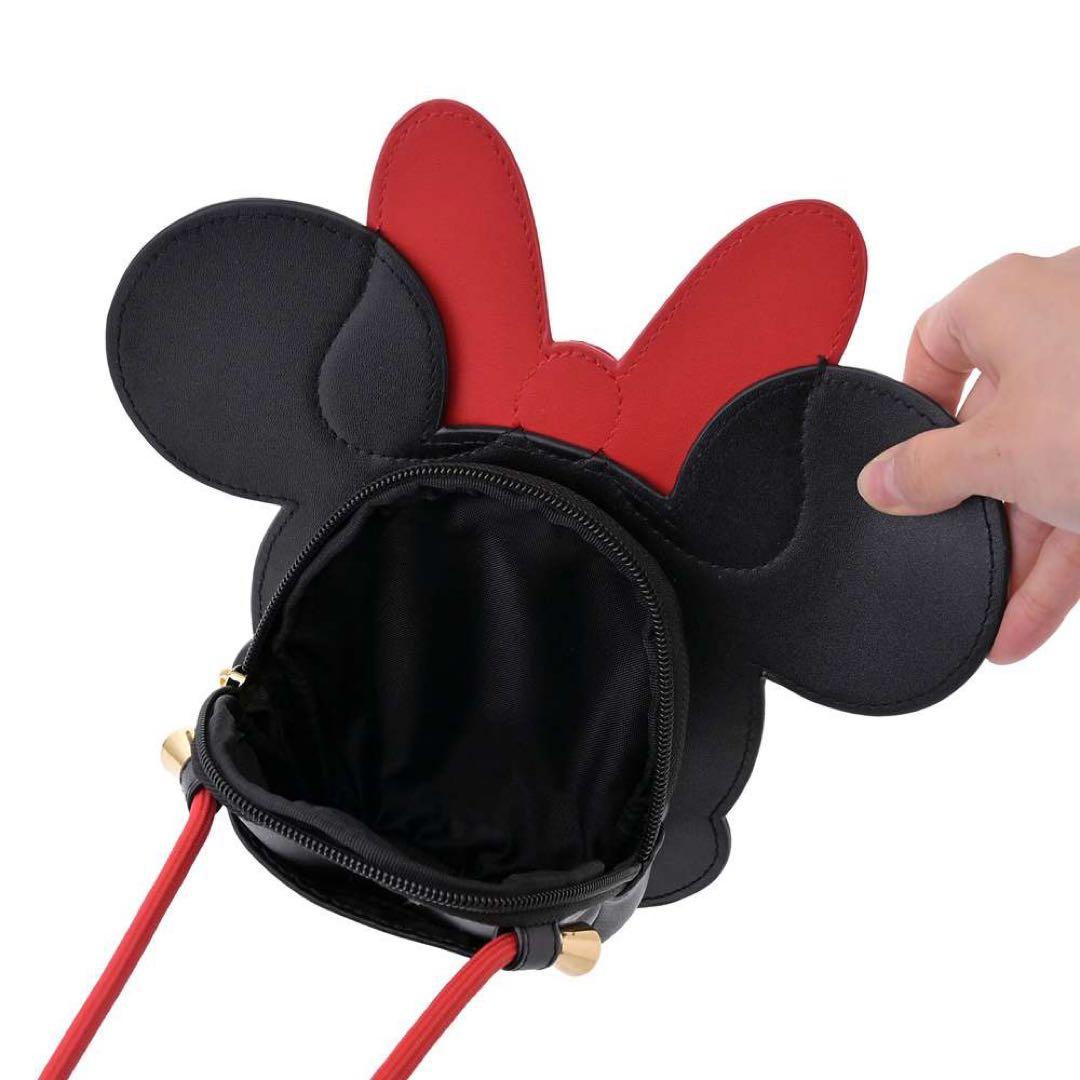 ディズニーストア　ミニー　フェイスポシェット