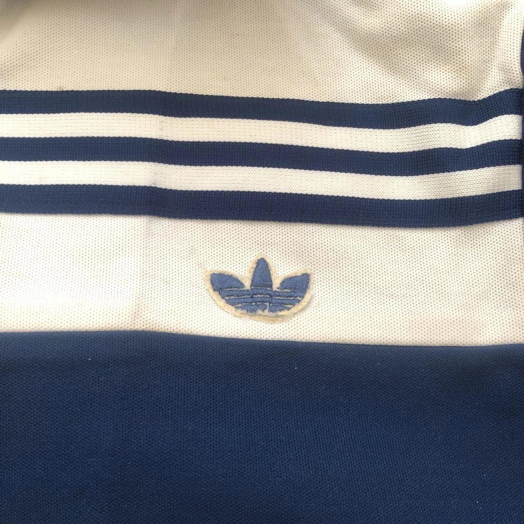 【希少サイズ7】80sデサント製 adidasトラックジャケット 西ドイツ
