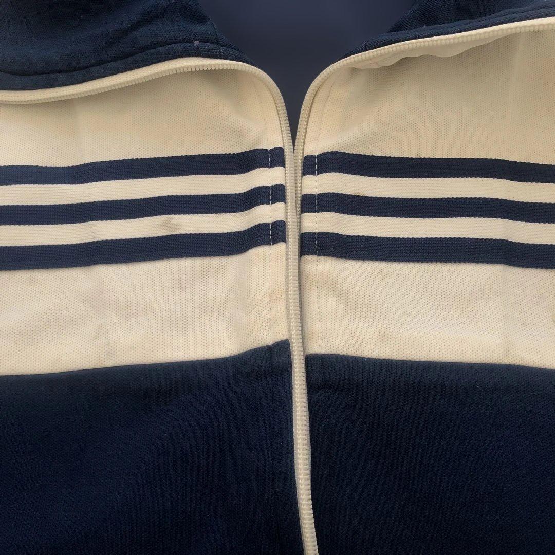 【希少サイズ7】80sデサント製 adidasトラックジャケット 西ドイツ