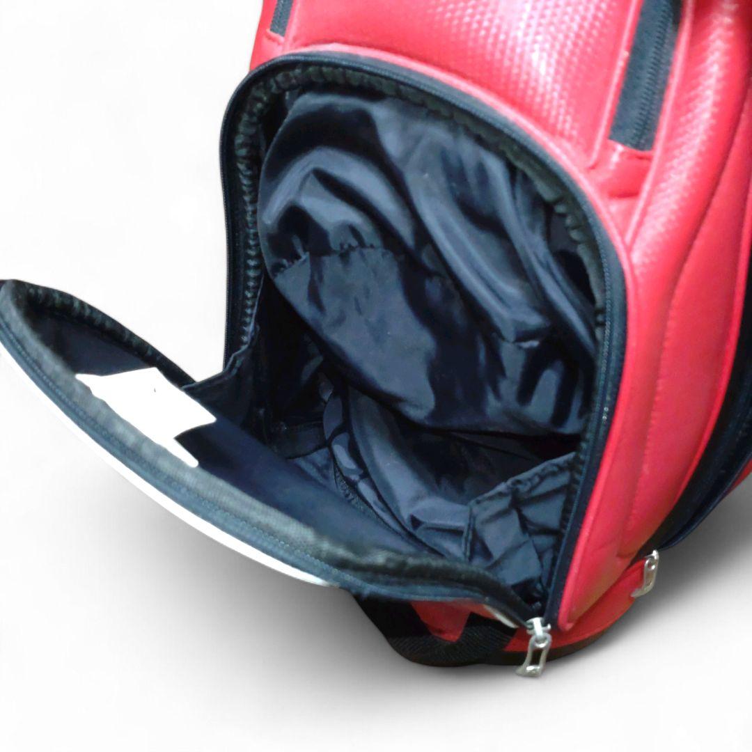 PUMA GOLF　プーマ キャディバッグ 9型　5分割　軽量　レッド×ブラック