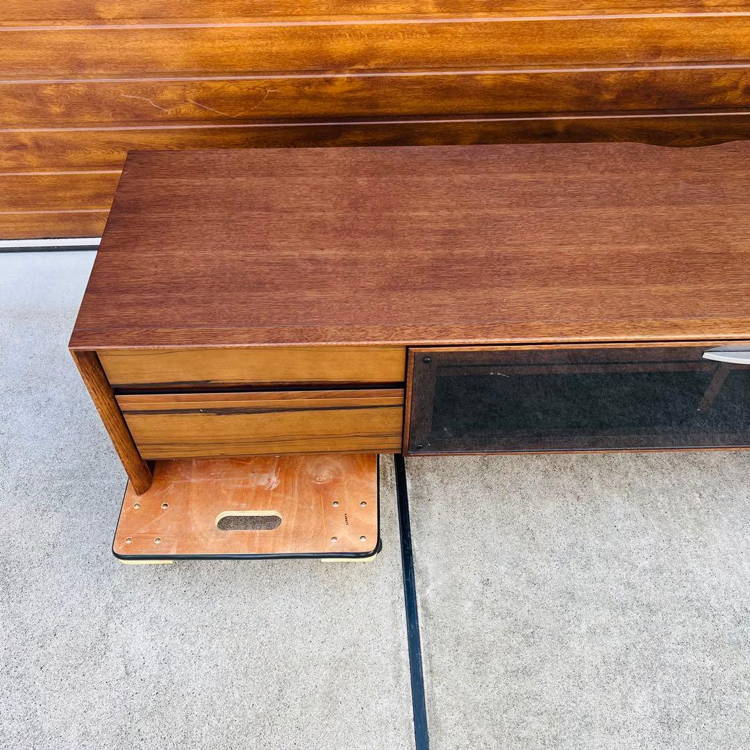 美品 カリモク テレビボード QU6717 ウォールナット