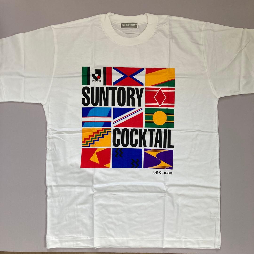 《非売品》サントリー×Ｊリーグ コラボTシャツ　半袖　90s フリーサイズ