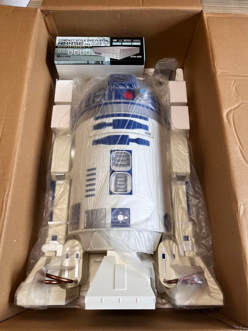 スターウォーズ フェア 当選品　R2D2型DVDプレイヤー フィギュア 未使用品