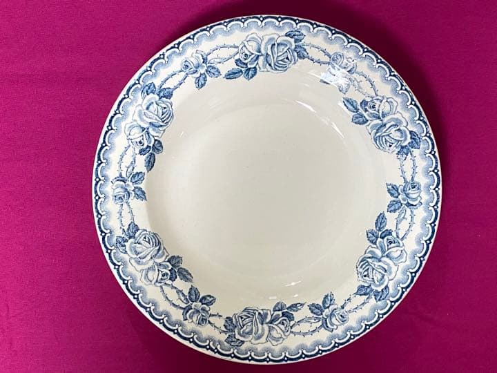 フランスSARREGUEMINES ROSERAIE スープ皿