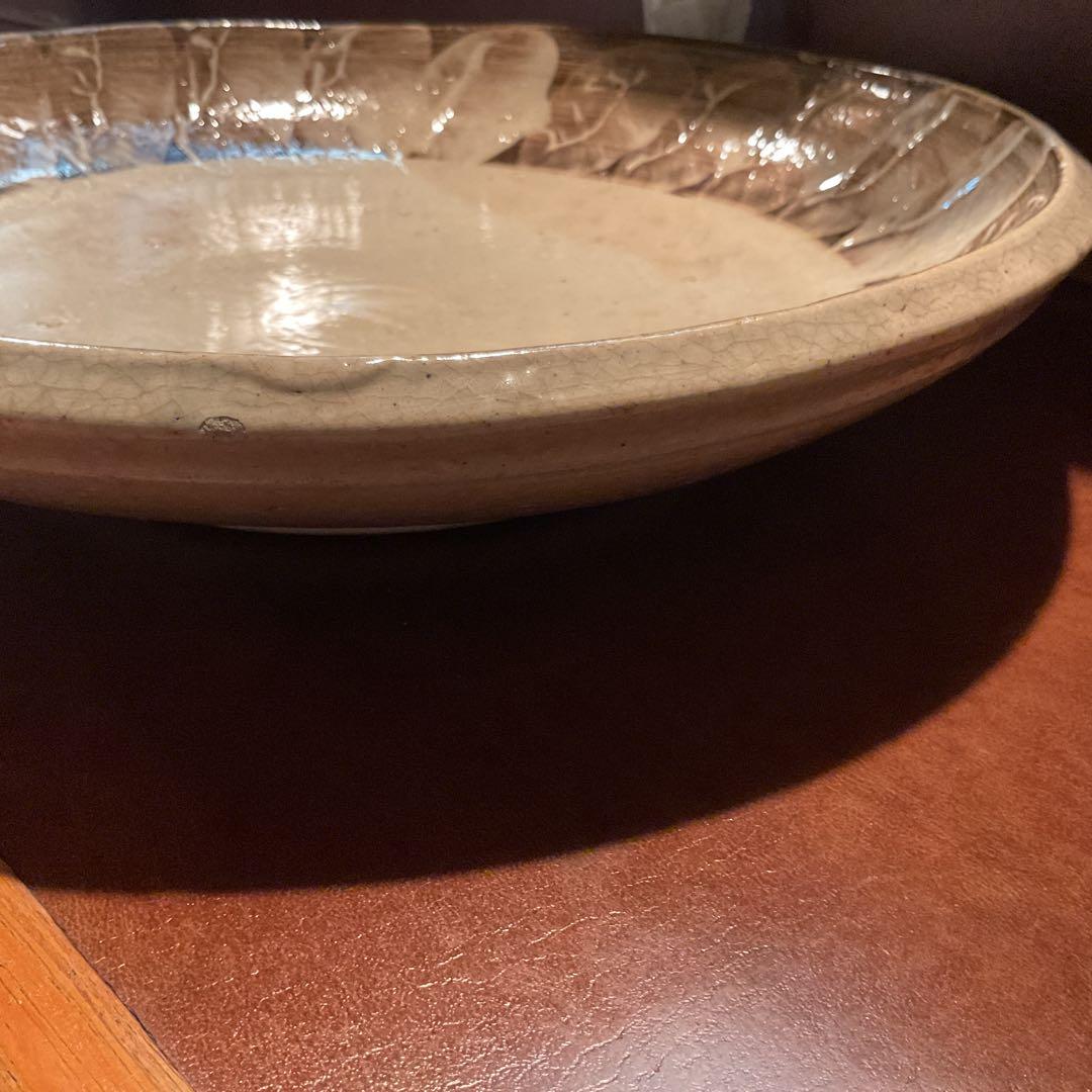 瀬戸本業窯 大皿 直径40cm程 陶器