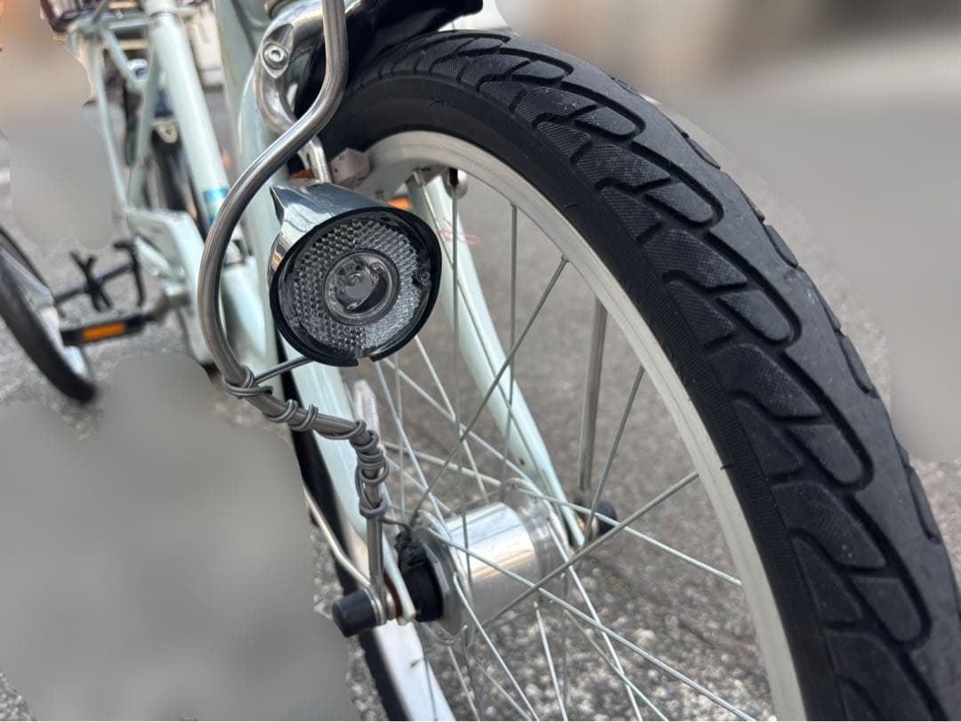 値下げ❗️ シティサイクル カゴ付き　倒れない　自転車　高齢者　四輪