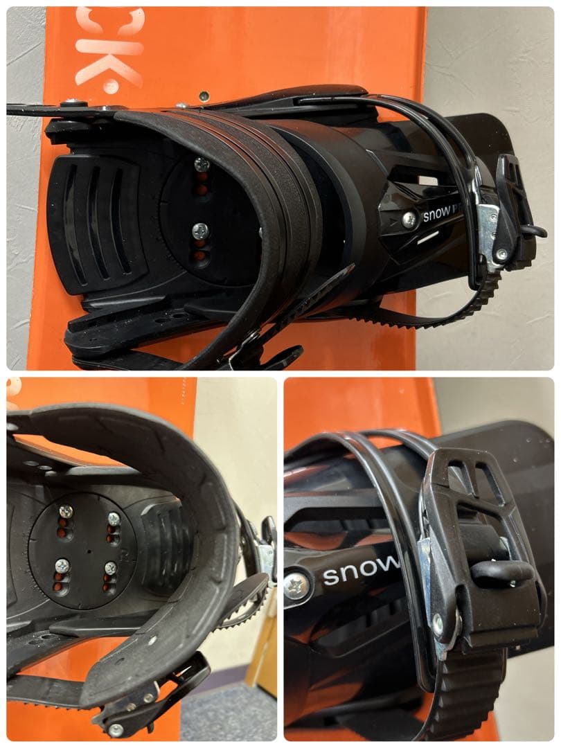 中古品　スノーボード118cm 3点セット(A-20)