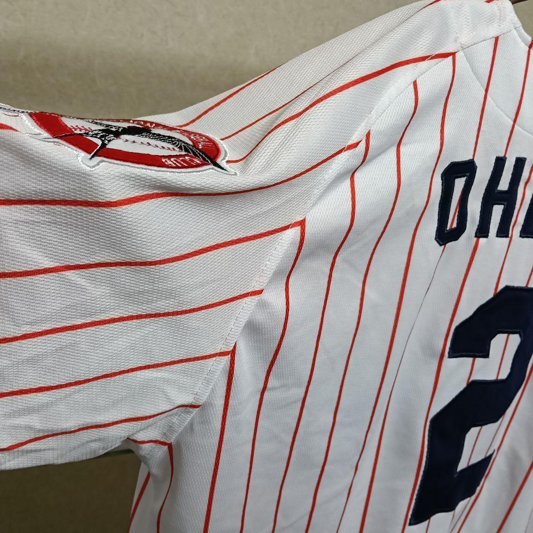 ヤクルトスワローズ 大引啓次 1999-2005復刻白地ストライプユニフォーム