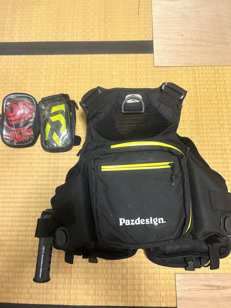 Pazdesign Saltwater Line フィッシングベストパズデザイン
