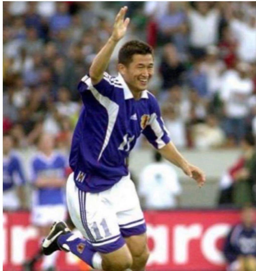 99-00 日本代表　三浦知良　adidas 直筆サイン入り タグ付き