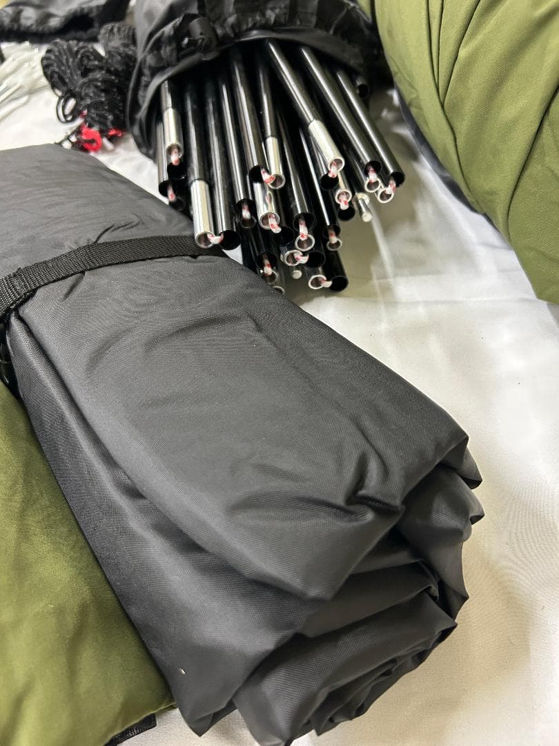 M-⓵ 【訳ありUSED】G-tent-M カーキ ドームテント 4-6人用