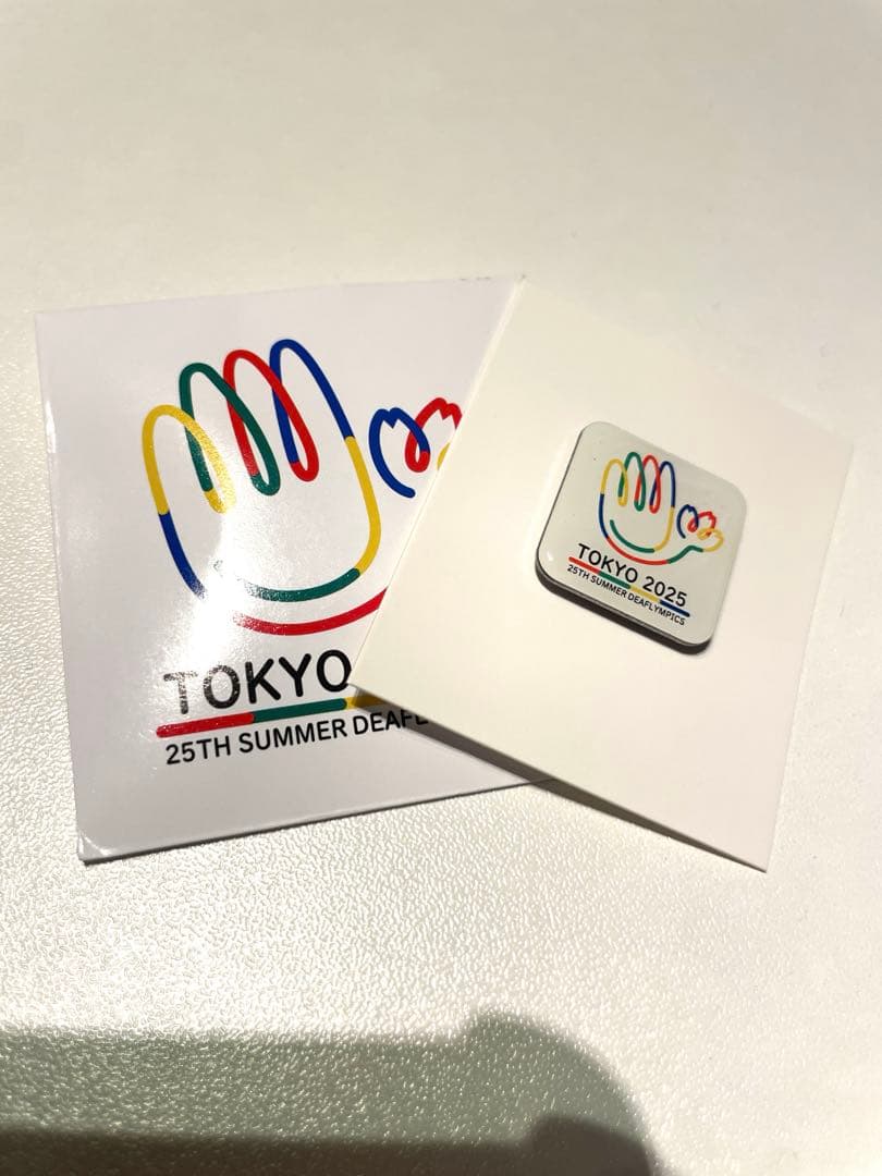 【非売品】東京2025世界陸上・デフリンピック　バッジ セット