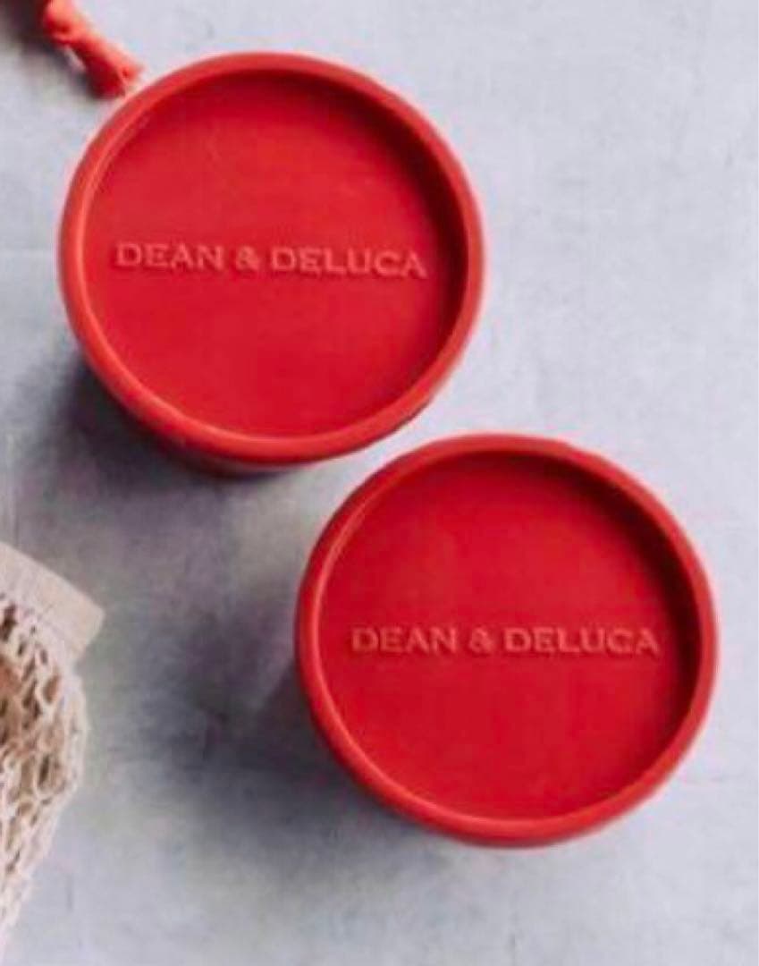 DEAN&DELUCA ディーン＆デルーカ　スーベニア　コンテナ　６個　赤　緑