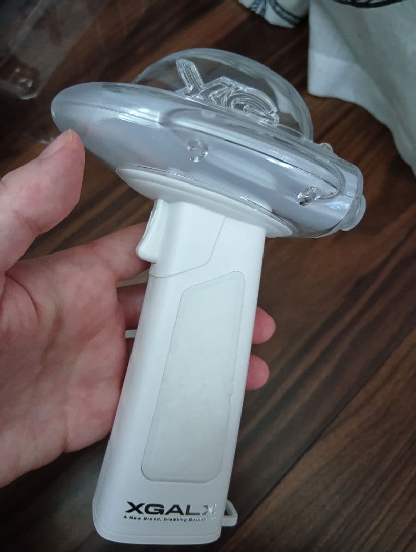 XGALX ペンライト ホワイト 写真カード、XGの靴下付き