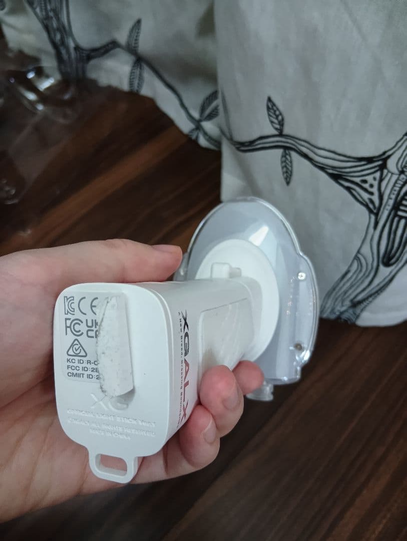XGALX ペンライト ホワイト 写真カード、XGの靴下付き