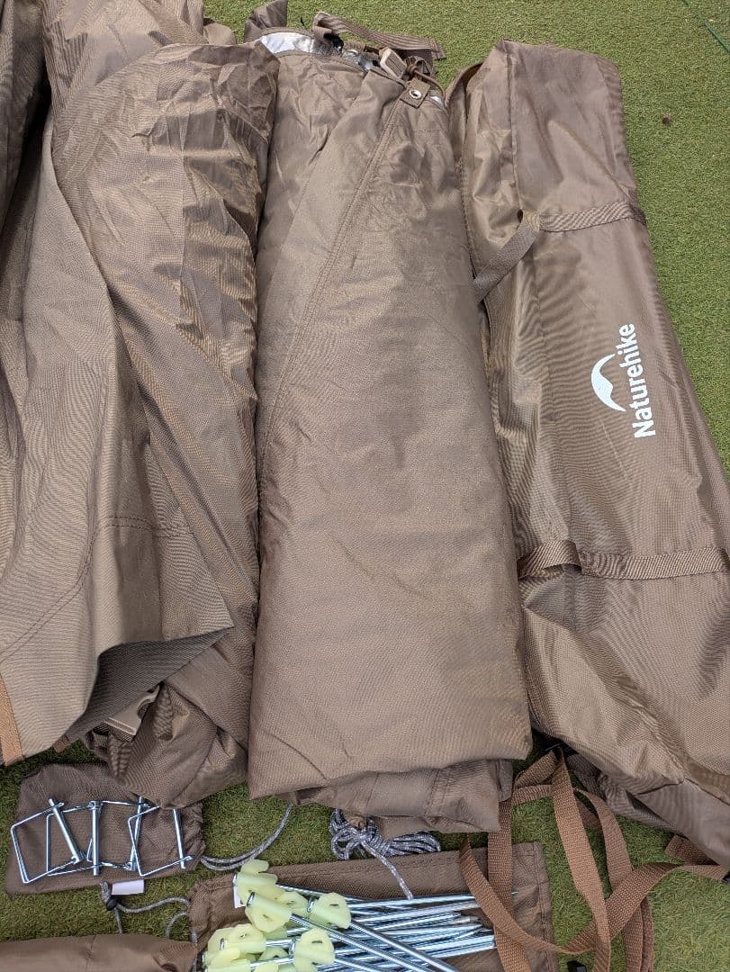 【未使用】Naturehike ワンタッチ テント コットセット 2人用