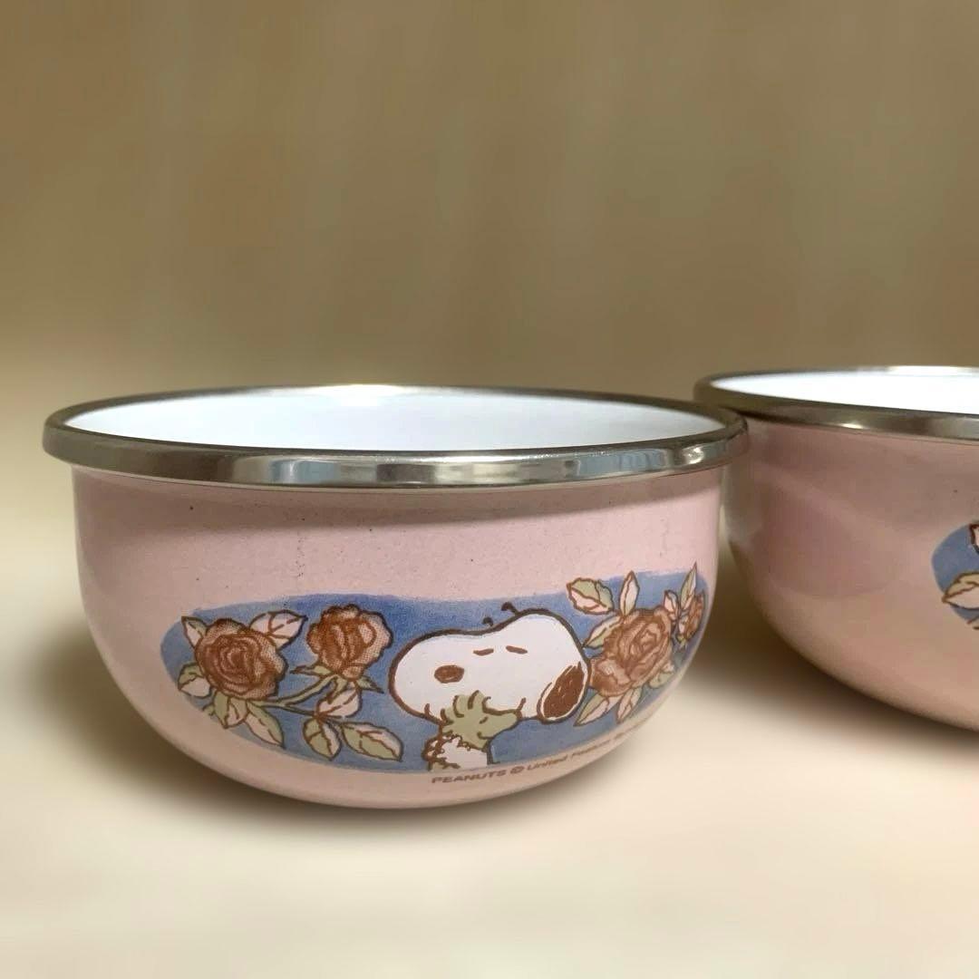 ☆SNOOPY ホーロー鍋＆ボウル3点セット