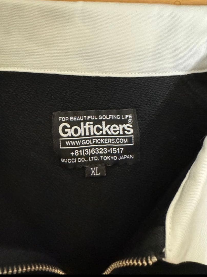 Golfickers ポロシャツスタイル セーター 黒
