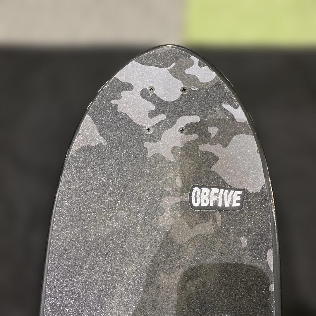 OBFIVE サーフスケート　31 黒カモフラ　USED