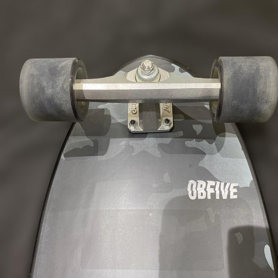 OBFIVE サーフスケート　31 黒カモフラ　USED