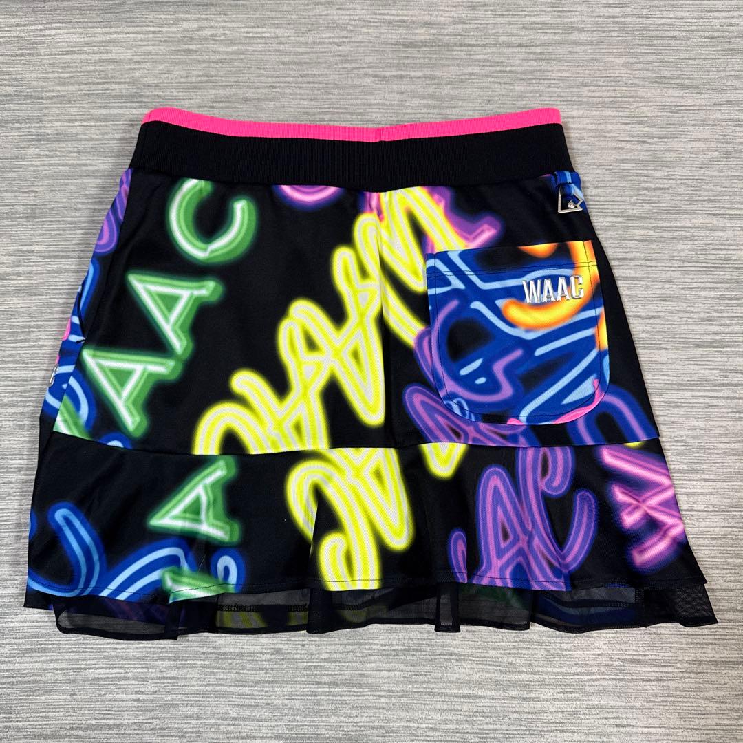 新品　WAAC ブルゾン、シャツ、スカート　ネオンロゴ3点セット